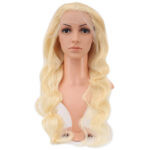 Gerçek Front Lace Dalgalı Platin Tül Peruk / 70/75cm