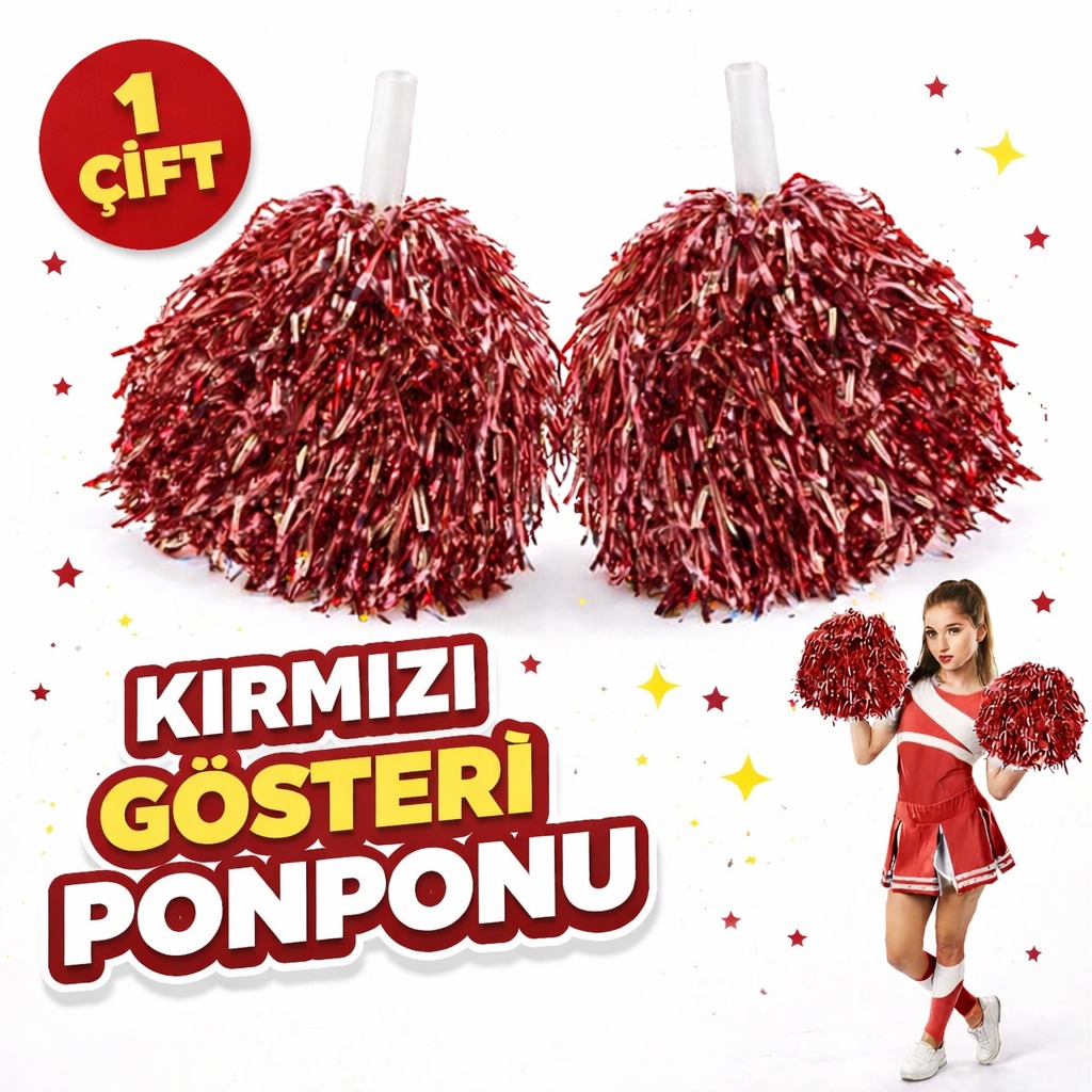 1-cift-2-adet-kirmizi-renk-23-nisan-19-mayis-29-ekim-okul-go-resim-5302.jpg 1 Çift ( 2 Adet ) Kırmızı Renk 23 Nisan 19 Mayıs 29 Ekim Okul Gösteri Ponponları Ekstra Dolgun - Görsel 1