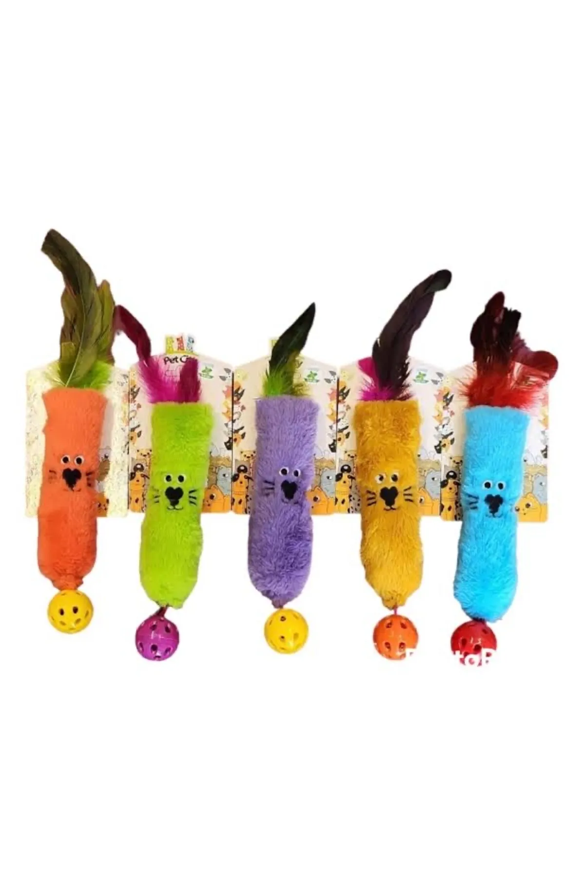 1-org-zoom-png-17427276304218.png Catnipli Peluş Kedi Köpek Oyuncağı 7 x 23 cm Çeşitli Renklerde - Görsel 1