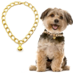 Kedi Ve Köpek Lüx Zincir Kolye 25-30 cm Medium Gold - Görsel 7