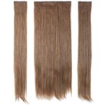 Fiber Sen Düz Yarım Ay + 2 Yan Çıt Çıt / Kumral - Görsel 2