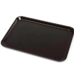 10 Adet Siyaidi Boy Plastik Servis Tepsisi  Kırılmaz Lokanta Büfe Fast Food Kullanım (44x32 Cm)