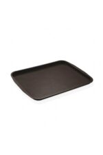 10 Adet Siyaidi Boy Plastik Servis Tepsisi  Kırılmaz Lokanta Büfe Fast Food Kullanım (44x32 Cm) - Görsel 2