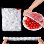 100 Adet Lastikli Tazeliği Koruyan Tencere ve Tabak Bonesi  Esnek Strech Kapak - Görsel 5