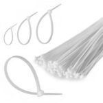 100 Adet Plastik Cırt Kelepçe Kablo Bağı Kablo Düzenleyici-4.8 X 380 MM