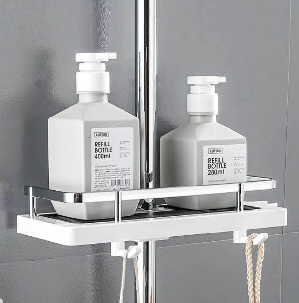 100-banyo-dus-735-1.jpg Banyo Duş Rafı Şampuanlık Sabunluk Organizer - Görsel 1