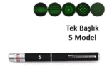 Yeşil Lazer Pointer 500 mW 15 Km Etkili (Tek Başlık 5 Model) - Görsel 2