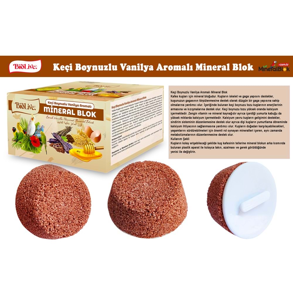 1000x1000-thumb-blk-3-jpgminik-172304834566b3a19979346.jpg BİOLİVE Keçiboynuzlu Vanilya Aromalı Mineral Blok - Görsel 1