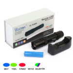 Watton WT-605 2000 Lümen 4 Renkli Güçlü El Feneri
