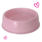 Kedi Köpek Plastik  Ve Su Kabı 20 cm - 200 ml Pembe - Görsel 4