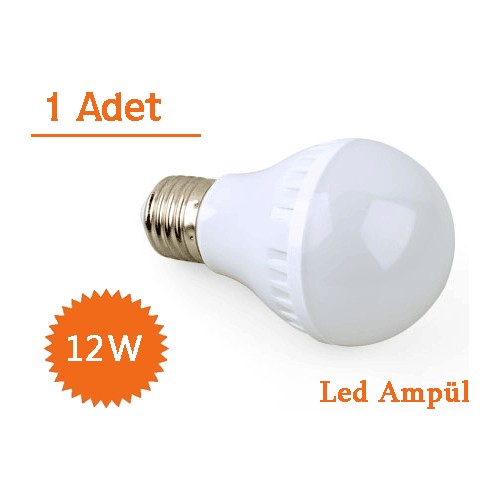 12w-enerji-1693-1.jpg 12W Enerji Tasarruflu Led Ampul - Görsel 1