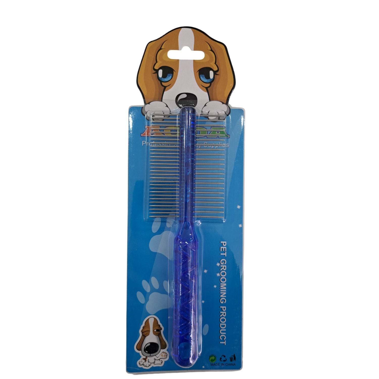 1500x1500-thumb-pps0016387-png.jpg Şeffaf Çift Taraflı Kıtık Açıcı Tarak 8x19 cm Karışık - Görsel 1
