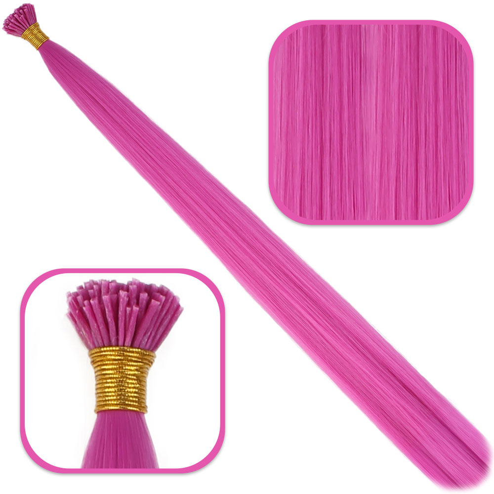 1855.jpg Fiber Sen Boncuk Kaynaklık Renkli / Açık Fuşya / 100 Adet - Görsel 1