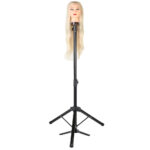 Kuaför Eğitim Mankeni İçin Ayaklı Metal Tripod / Siyah + Taşıma Çantası - Görsel 2