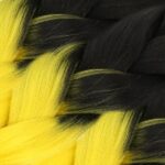 Afrika Örgülük Sen Ombreli  100 Gr. / Siyah / Sarı - Görsel 2
