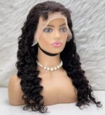Gerçek Front Lace Tül Peruk / Yoğun Dalgalı / Doğal 65/70cm - Görsel 3