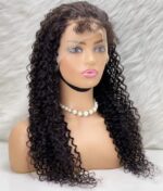 Gerçek Front Lace Tül Peruk / Su Dalgası / Doğal 65/70cm - Görsel 3