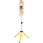 Kuaför Eğitim Mankeni İçin Metal Tripod / Sari + Taşıma Çantası - Görsel 2