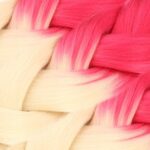 Afrika Örgülük Sen Ombreli  100 Gr. / Pembe / Platin - Görsel 2