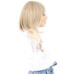 Küt Kahküllü Fiber Sen Peruk / Karamel / Platin Röfleli - Görsel 2