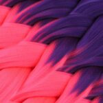 Afrika Örgüsü Ve Rasta İçin Sen Ombreli  / Mor / Neon Pembe - Görsel 3
