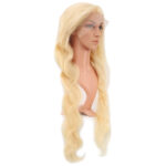 Gerçek Front Lace Dalgalı Platin Tül Peruk / 85/90cm - Görsel 2