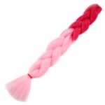 Afrika Örgülük Sen Ombreli  100 Gr./ Koyu Pembe / Açık Pembe
