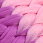 Afrika Örgülük Sen Ombreli  100 Gr. / Açık Pembe / Lila - Görsel 2