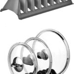 8 Bölmeli Tencere Kapak Rafı - Simple Tabaklık - Kapak Organizeri