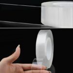 2 metre x 3 cm Şeffaf Güçlü Nano Çift Taraflı Silikon Jel Yapıştırıcı Bant - Görsel 2
