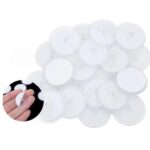 20 Adet Şeffaf Yuvarlak 3 Cm Çaplı Güçlü Disk Yapışkanlar