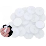 20 Adet Şeffaf Yuvarlak 3 Cm Çaplı Güçlü Disk Yapışkanlar - Görsel 2