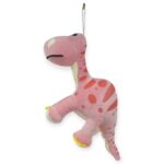 Sevimli Peluş Dinazor Turko Dino 35 cm - Pembe - 1 ADET - Görsel 4