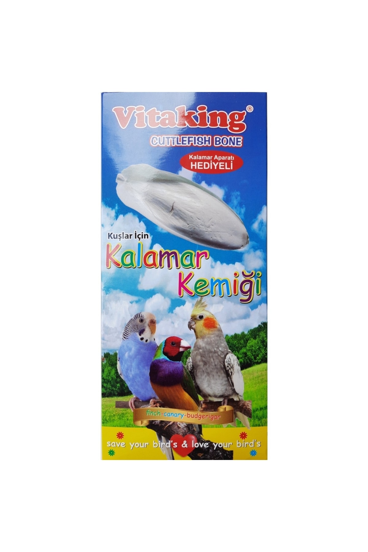 245300813-1691767807357-org-jpg.jpg Vitaking Kalamar Kemiği + Kafes Aparatı ( 2 Adet ) - Görsel 1