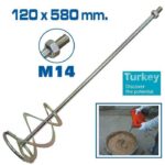 TH14343 Boya Alçı ve Harç Karıştırıcı Uç 120x580 mm