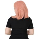Küt Kahküllü Fiber Sen Peruk / Gül Kurusu - Görsel 3