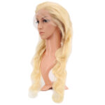 Gerçek Front Lace Dalgalı Platin Tül Peruk / 75/80cm - Görsel 3