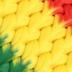 Afrika Örgüsü Ve Rasta İçin Sen Ombreli  / Tcu / Sarı / Yeşil - Görsel 3