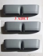 3 Adet Banyo Terlik Tutucu - Kapı Arkası Pratik Raf - Terlik Tutucu - Görsel 5