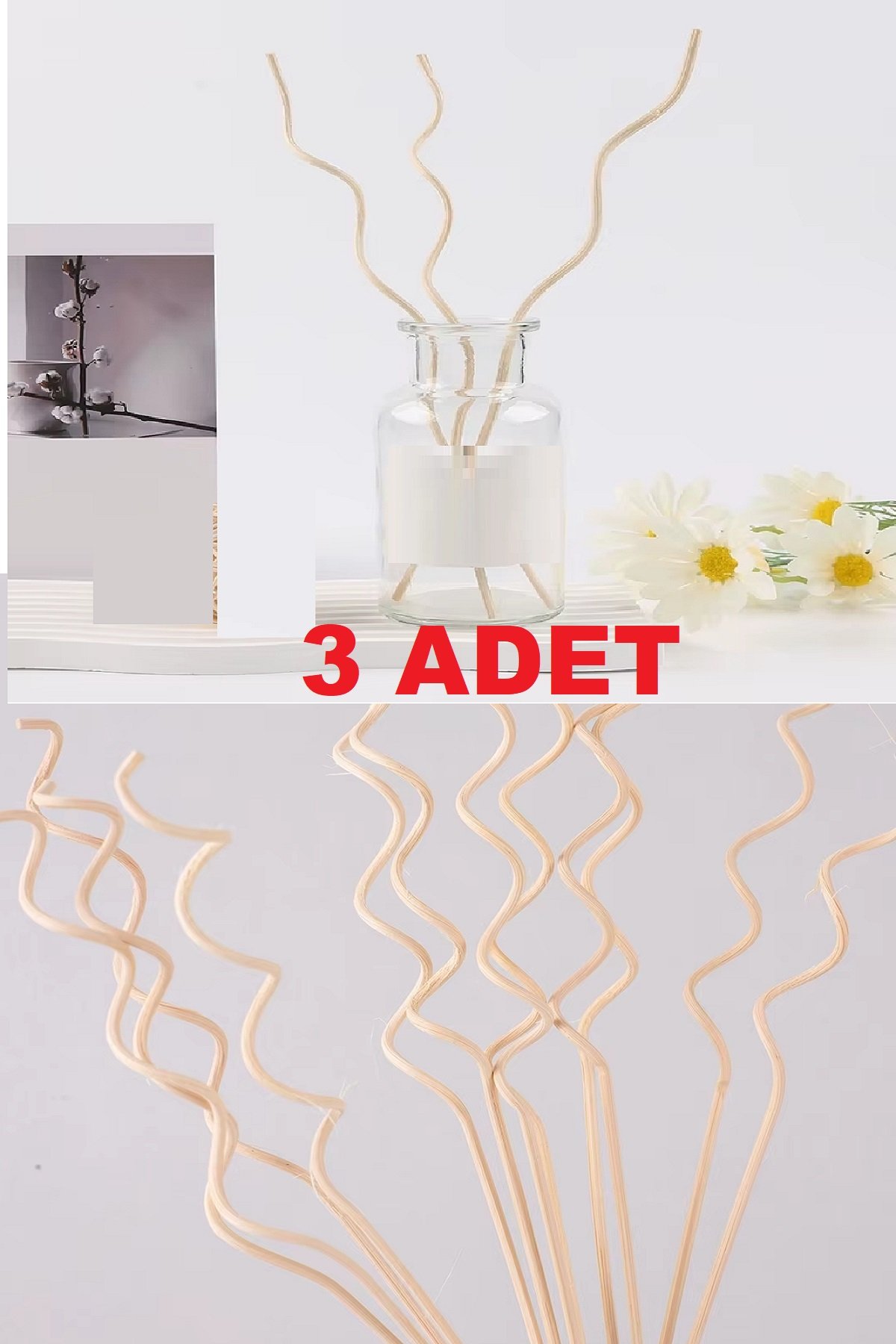 3-adet-dal-6818-1.jpg 3 Adet Dalgalı Model Aromaterapi Dağıtıcı Rattan Sopa- Ev Dekor Şişe - Koku Yağı Ahşap Difüzör Çubuk - Görsel 1