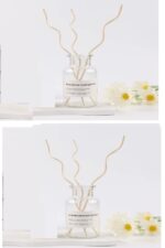 3 Tek Adet 3 Model Aromaterapi Koku Dağıtıcı Rattan Şişe Ahşap Difüzör Çubuk (Spiral-Yaprak-Dalgalı) - Görsel 2