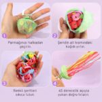 30 Şeritli Renkli Elle Atılan Konfeti  5 Metre Uzayan Şerit Konfeti 1 Adet - Görsel 3