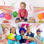 30 Şeritli Renkli Elle Atılan Konfeti  5 Metre Uzayan Şerit Konfeti 1 Adet - Görsel 5