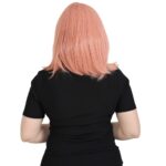 Küt Kahküllü Fiber Sen Peruk / Gül Kurusu - Görsel 4