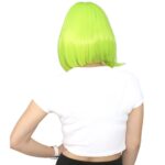 Küt Kahküllü Fiber Sen Peruk / Neon Sarı - Görsel 4
