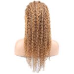Afro Dalga Front Lace Gerçek Tül Peruk / Altın Karamel / 60/65cm - Görsel 5