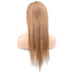Düz Front Lace Gerçek Tül Peruk / Kumral / 60/65cm - Görsel 5