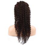 Afro Dalga Front Lace Gerçek Tül Peruk / Koyu Kahve / 60/65cm - Görsel 5