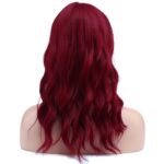 Dalgalı Kısa Perçemli Fiber Sen Peruk / Kızıl - Görsel 5