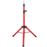 Kuaför Eğitim Mankeni İçin Metal Tripod / Kırmızı + Taşıma Çantası - Görsel 4
